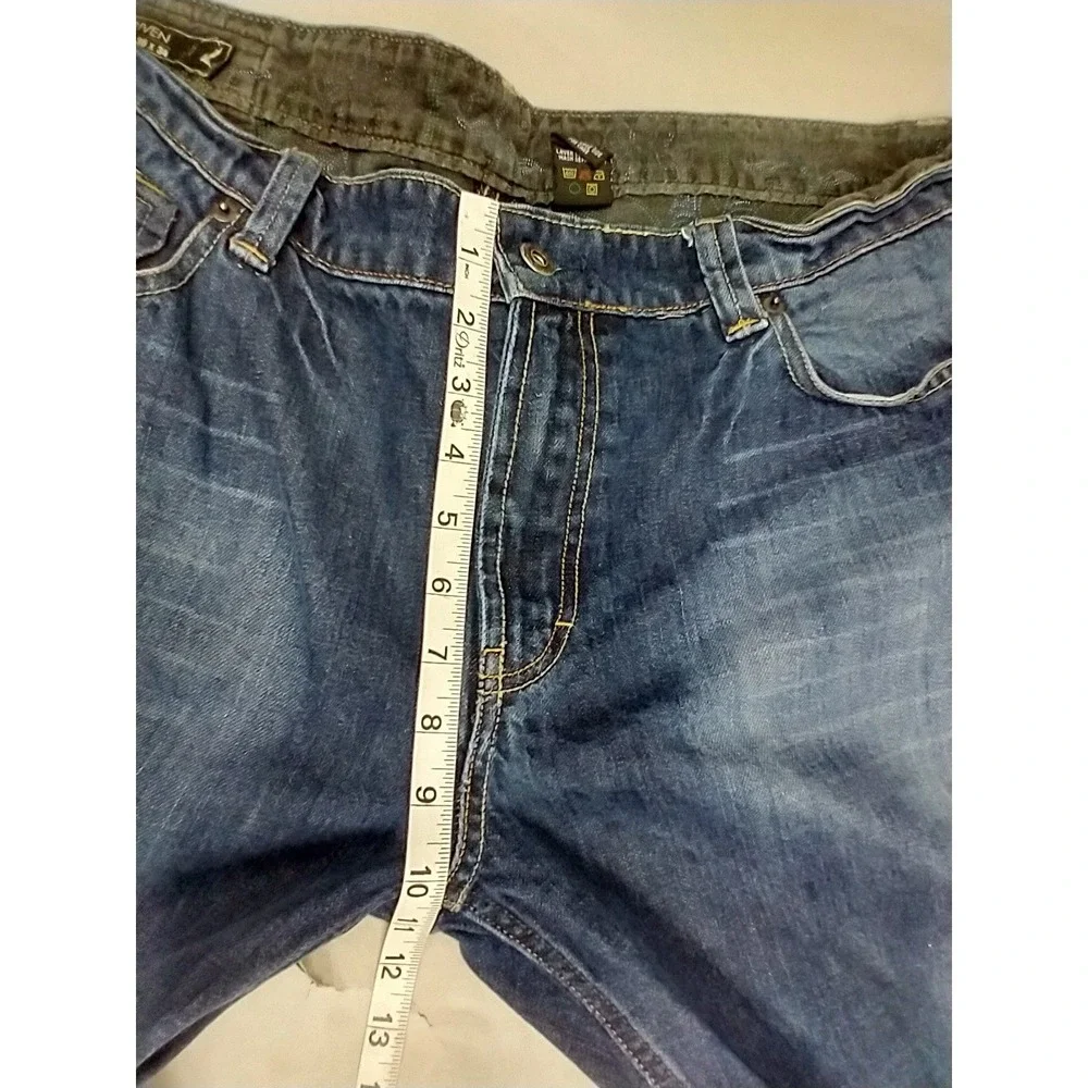 Buffalo David Bitton Driven Mens Straight Leg Jeans Blue Denim 36x30 (Tag 36x34)
